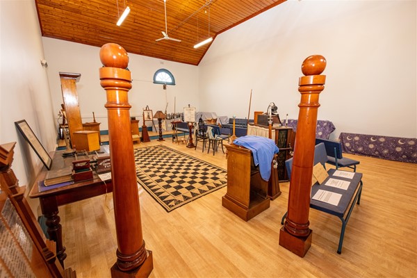 Masonic Lodge - Inside the Masonic Lodge