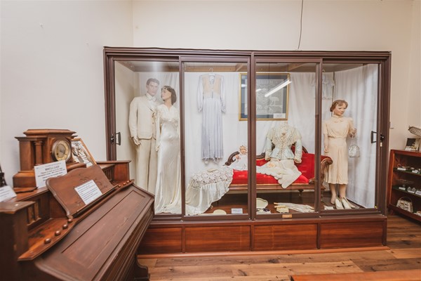 Yilgarn History Museum - Clothing display