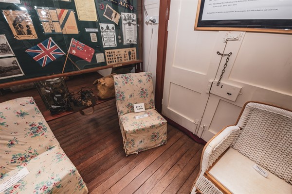 Yilgarn History Museum - Homemade lounge chair