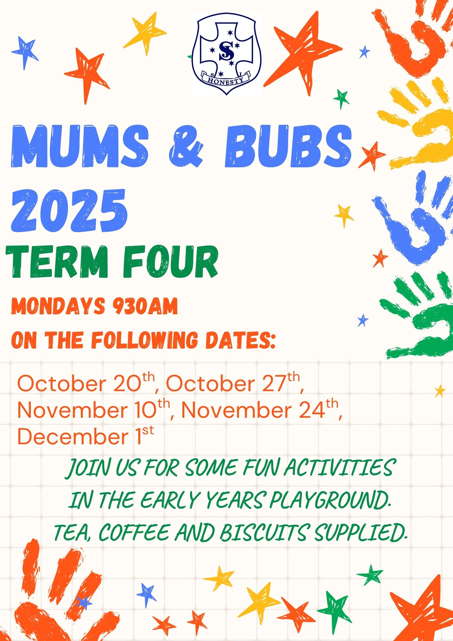 St Joseph's Primary School - Mums & Bubs